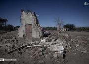 عکس/ خسارت سیل در روستاهای زرآباد سیستان و بلوچستان