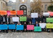 تجمع دانشجویان در حمایت از شیخ زکزاکی