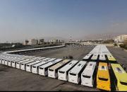 عکس/ آیین بهره‌برداری از ۱۱۰ دستگاه اتوبوس در ناوگان حمل‌ونقل عمومی