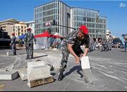 عکس/ بازسازی خیابان‌های اصلی لبنان توسط ارتش