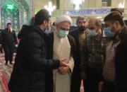 عکس/ حضور رئیس دستگاه قضا در جمع نمازگزاران مسجد جامع جمهوری