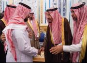 عکس/ دیدارخانواده محافظ کشته شده با شاه سعودی