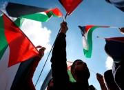تظاهرات فلسطینیان در رام‌الله در محکومیت حملات رژیم صهیونیستی