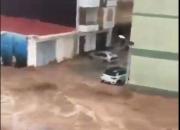 فیلم/ سیل وحشتناک امروز در شهر تاراگونای اسپانیا