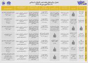 جدول برنامه‌های هفته هنر انقلاب اسلامی منتشر شد