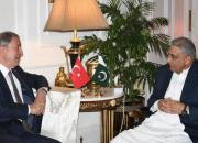 دیدار فرمانده ارتش پاکستان و وزیر دفاع ترکیه
