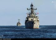 فیلم/ سومین روز رزمایش مرکب دریایی ایران، روسیه و چین