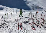عکس/ مرحله دوم مسابقات اسکی آلپاین آنتخابی المپیک ۲۰۲۲