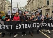 هواداران آسانژ در لندن تظاهرات کردند