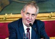 عکس/ رئیس جمهور چک داخل قفس شیشه ای