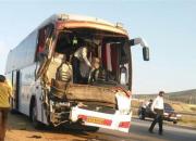 جزئیات تصادف تریلی و اتوبوس در محور سمنان - دامغان