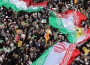 فیلم/ اجرای دمام‌زنی و سرود حماسی در راهپیمایی تهران