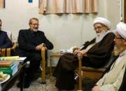  لاریجانی با مراجع عظام تقلید دیدار کرد
