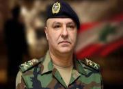 واکنش فرمانده ارتش لبنان به اعتراضات اخیر