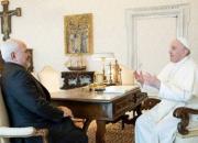 در دیدار ظریف با پاپ فرانسیس چه گذشت؟ +فیلم