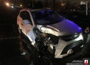 عکس/ واژگونی خودروسواری در بزرگراه شهید چمران