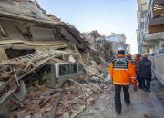 عکس/ ساختمان ویران‌شده در زلزله ترکیه