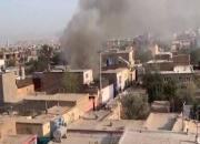 فیلم/ انفجار ۲ خودرو مسافربری ون در شهر مزارشریف