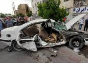 تصادف مرگبار سواری پژو در بزرگراه آبشناسان تهران +عکس و فیلم